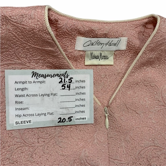 Vintage Style Carlton Hall elegant Lounging Zip Up Robe - Picture 10 of 11